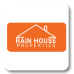 Rain House White Logo